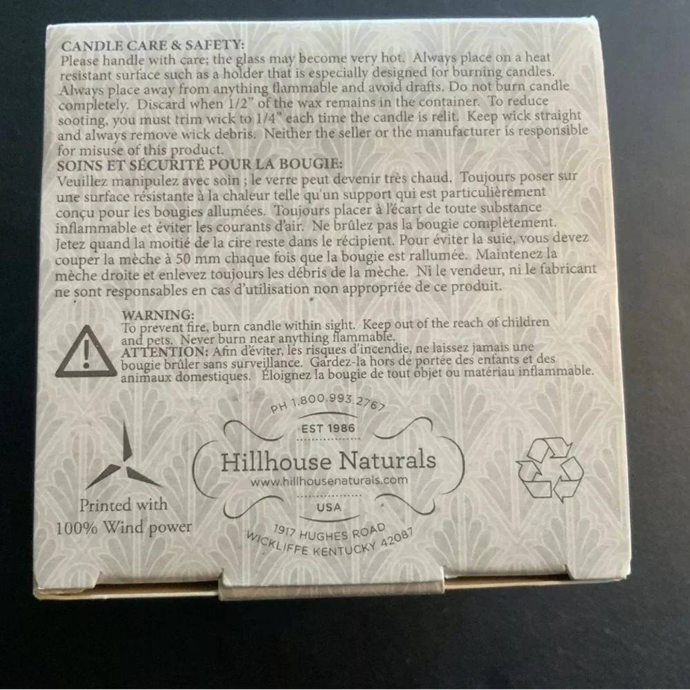 Hillhouse Naturals 7 Oz Orange Clove Cinnamon Soywax Candle